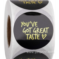 Great taste Stickers Other Logo Stickers Clear Label